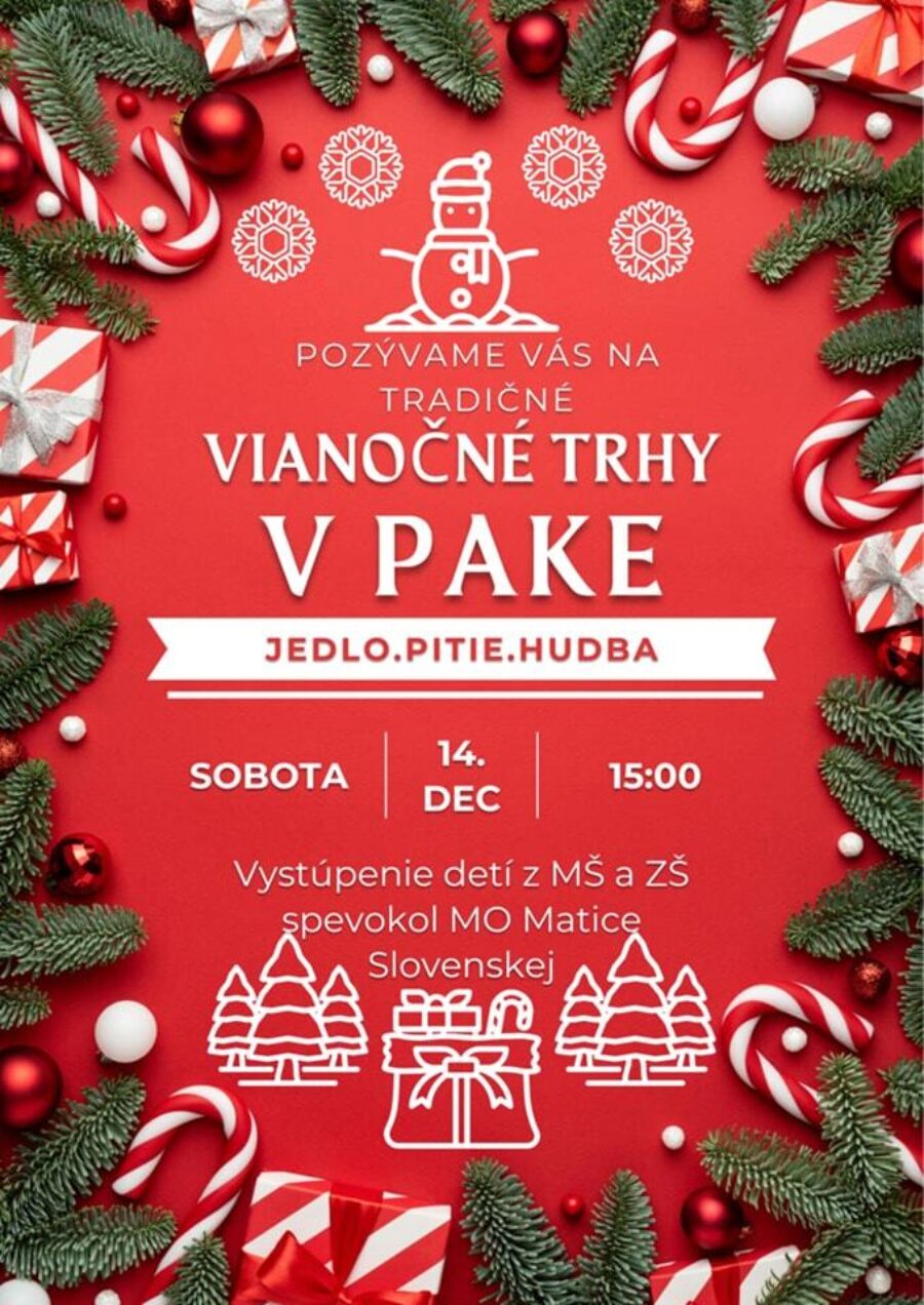 Vianočné trhy v Pake