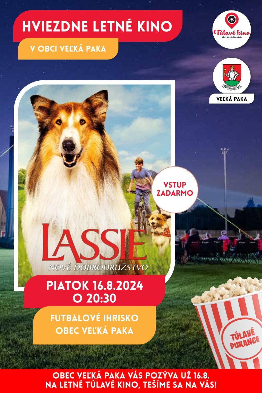 Hviezdne letné kino-Veľká Paka