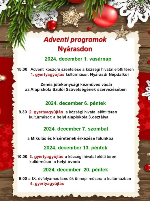 Adventný program