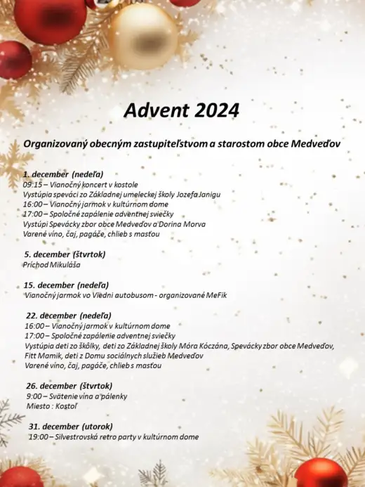 Adventný program