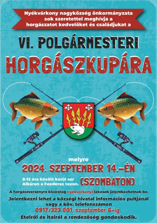 VI. Rybárske preteky o pohár starostu obce - Vrakúň