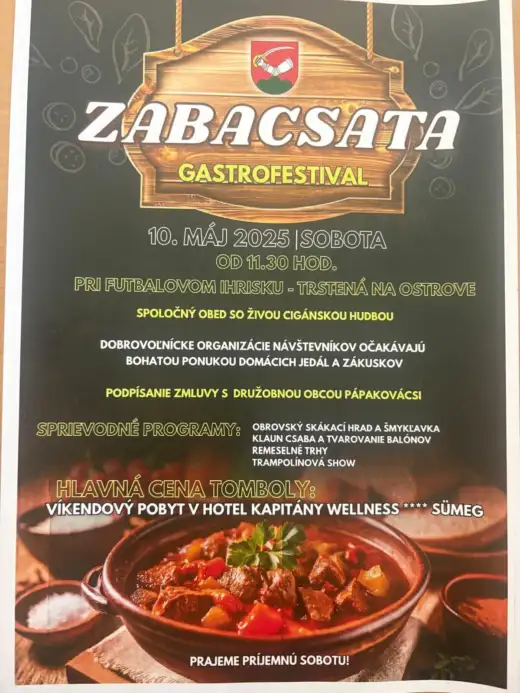 Zabacsata Gastrofestival 2025