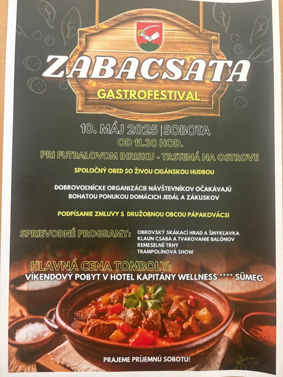 Zabacsata Gastrofestival 2025