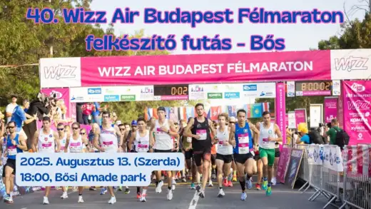 40. Wizz Air Prípravný beh na polmaratón (Budapest) - Gabčíkovo
