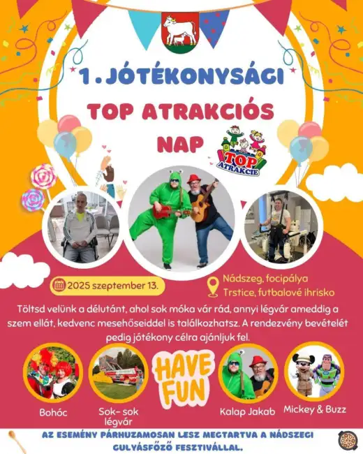 1. Charitatívny deň Top atrakcie