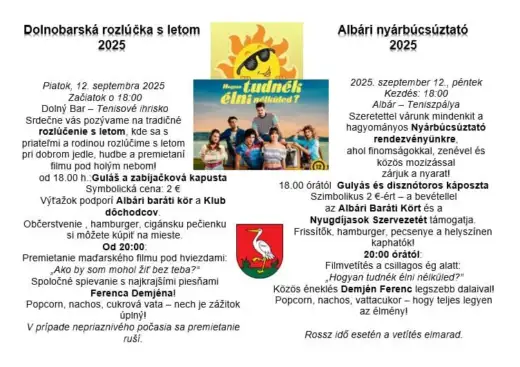 Dolnobarská rozlúčka s letom 2025