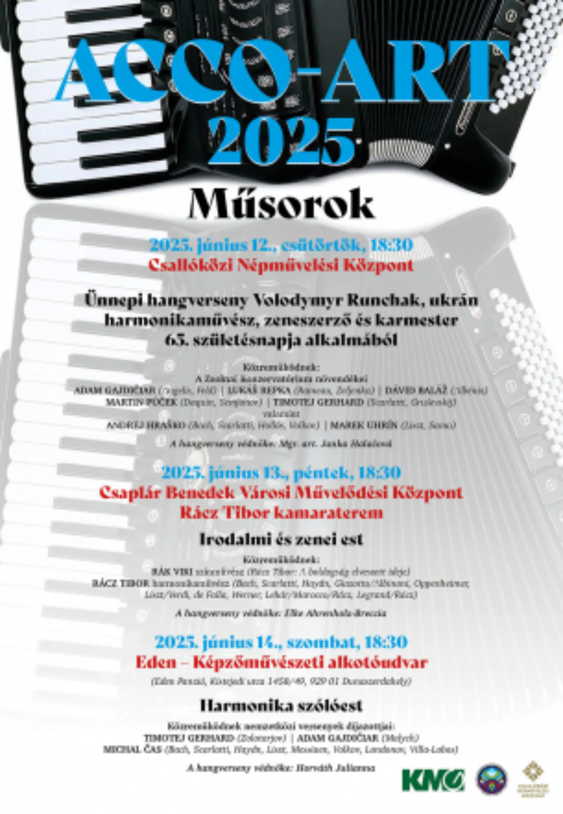 ACCO-ART 2025 - Irodalmi és zenei est