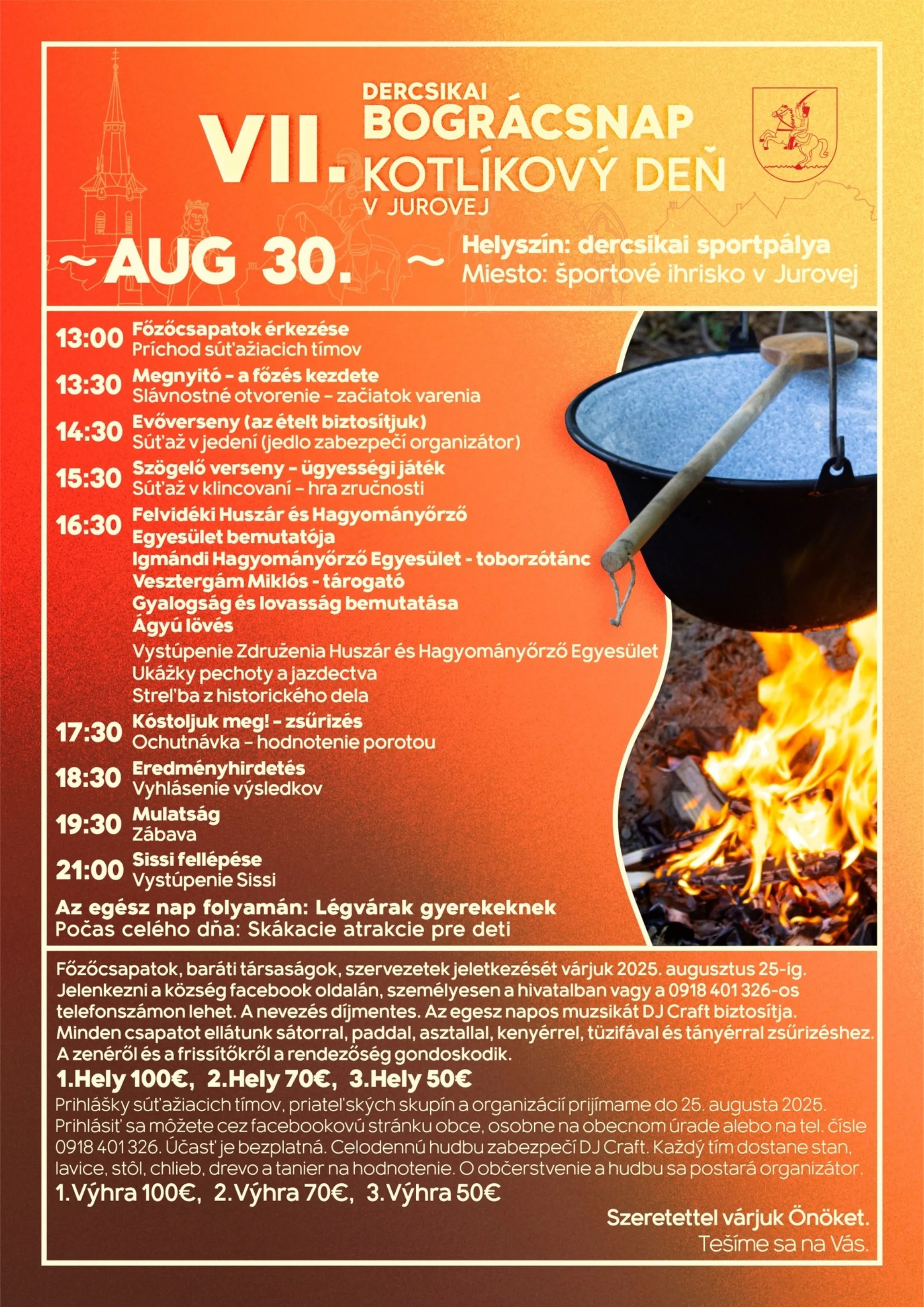 7. Kotlíkový deň v Jurovej