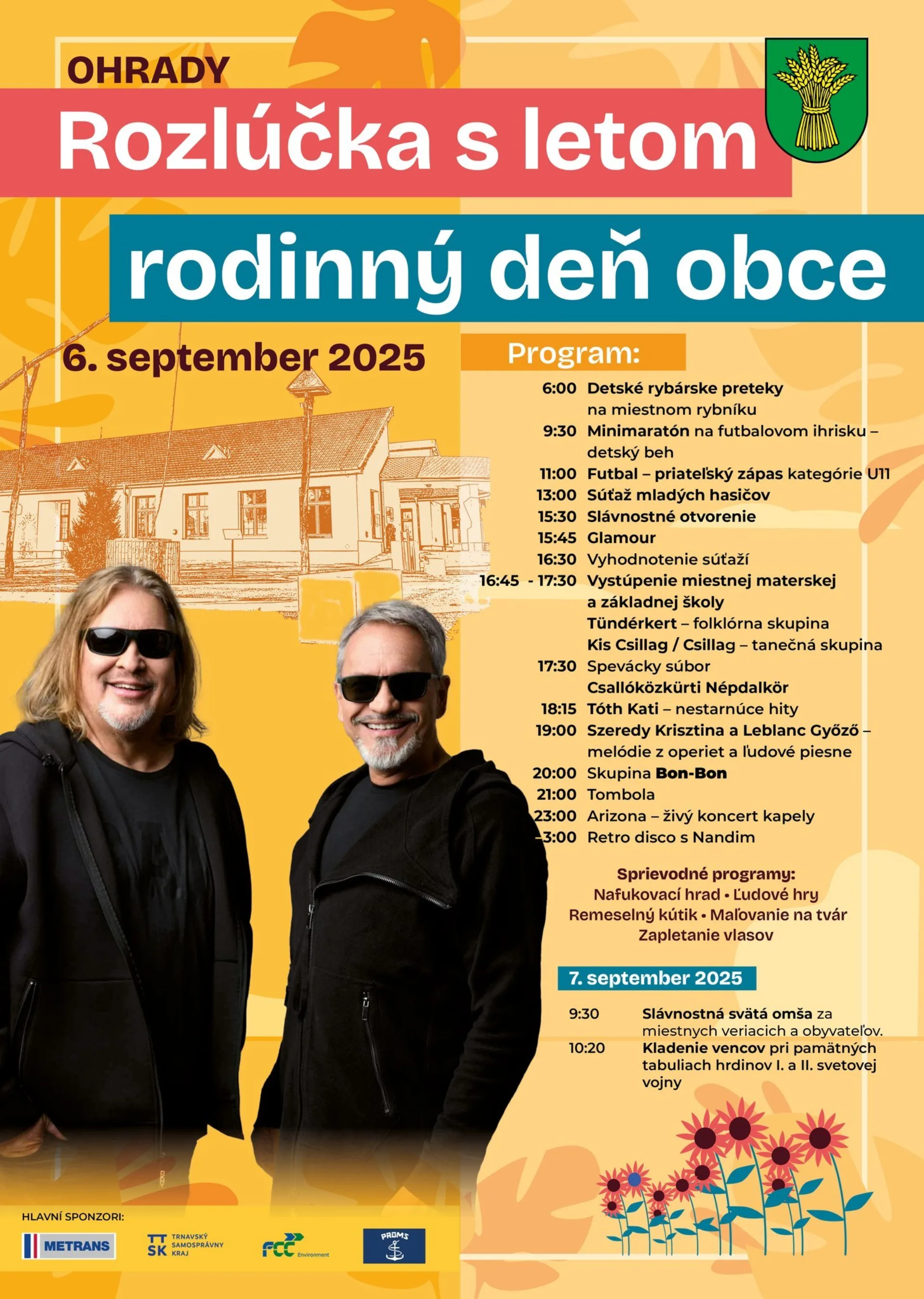 Rozlúčka s letom-rodinný deň obce