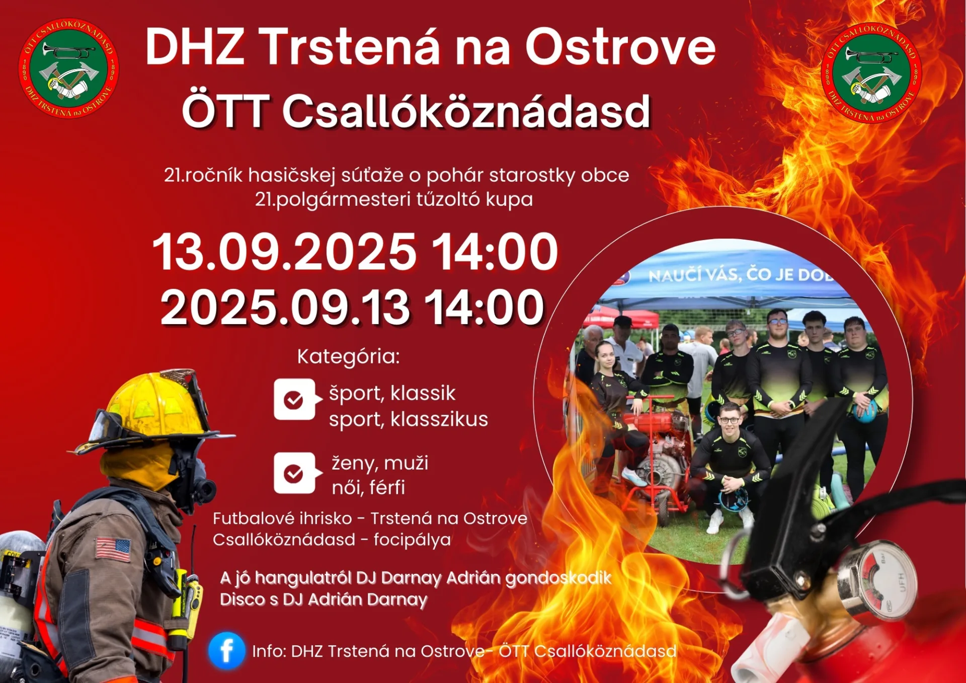 21. ročník hasičskej súťaže o pohár starostky obce