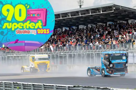 OMV MaxxMotion Goodyear FIA ETRC Majstrovstvá Európy ťahačov + GT Cup Series | 90's SUPER FEST