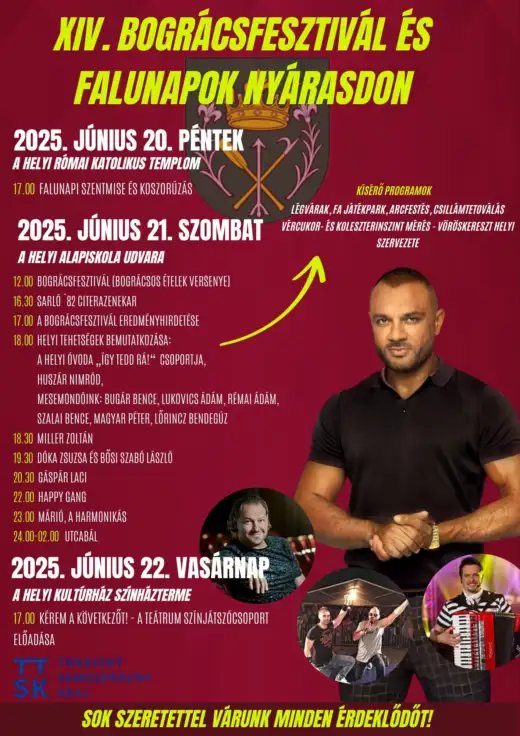 XIV. Kotlíkový festival a Dni obce v Topoľníkoch