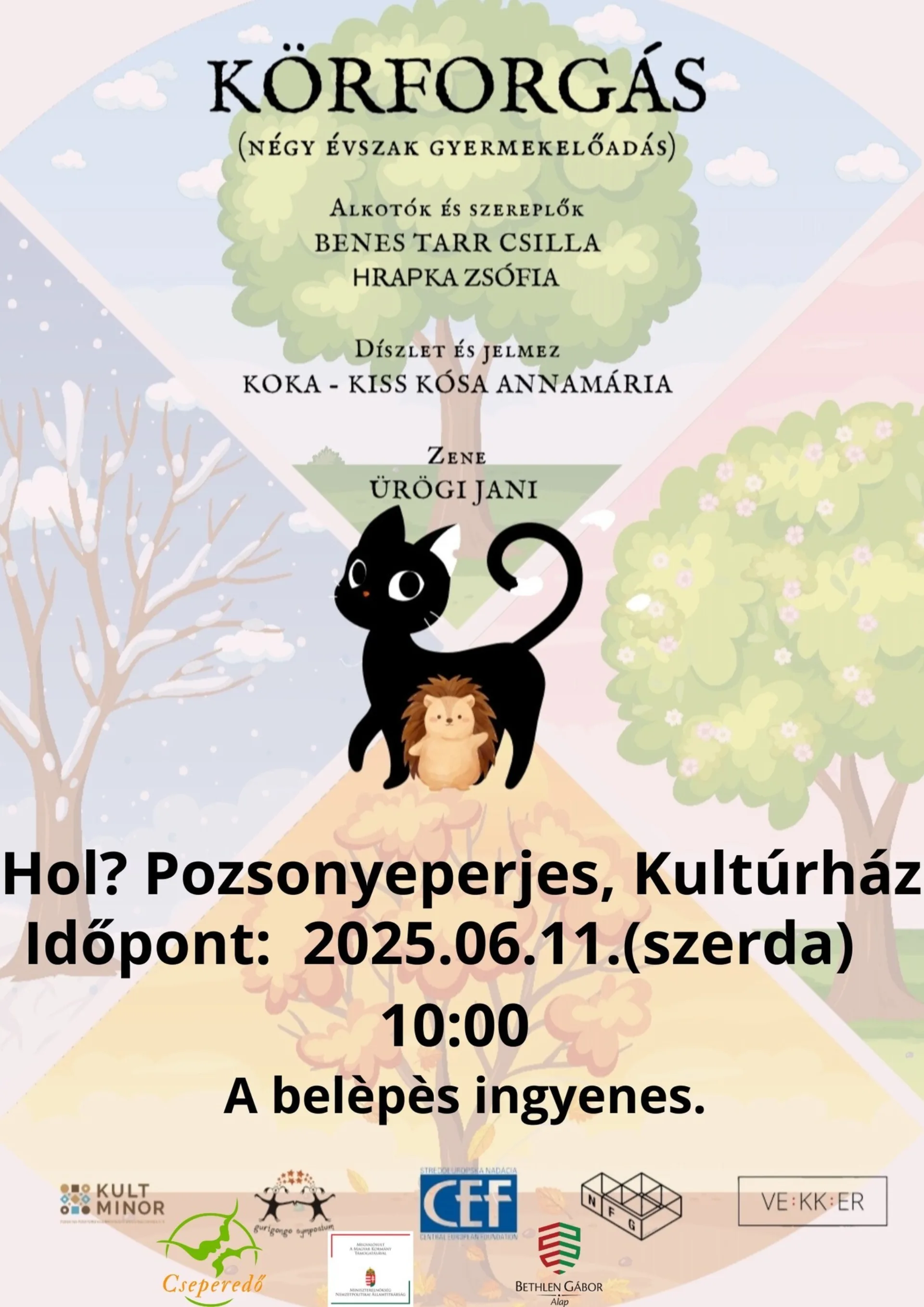 Predstavenie - Körforgás (Négy évszak gyermekelőadás)