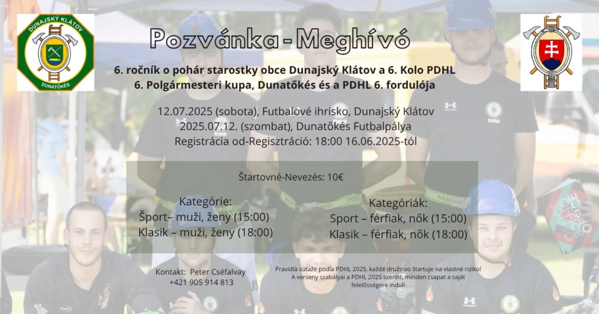 6. ročník o pohár starostky obce a 6. kolo PDHL