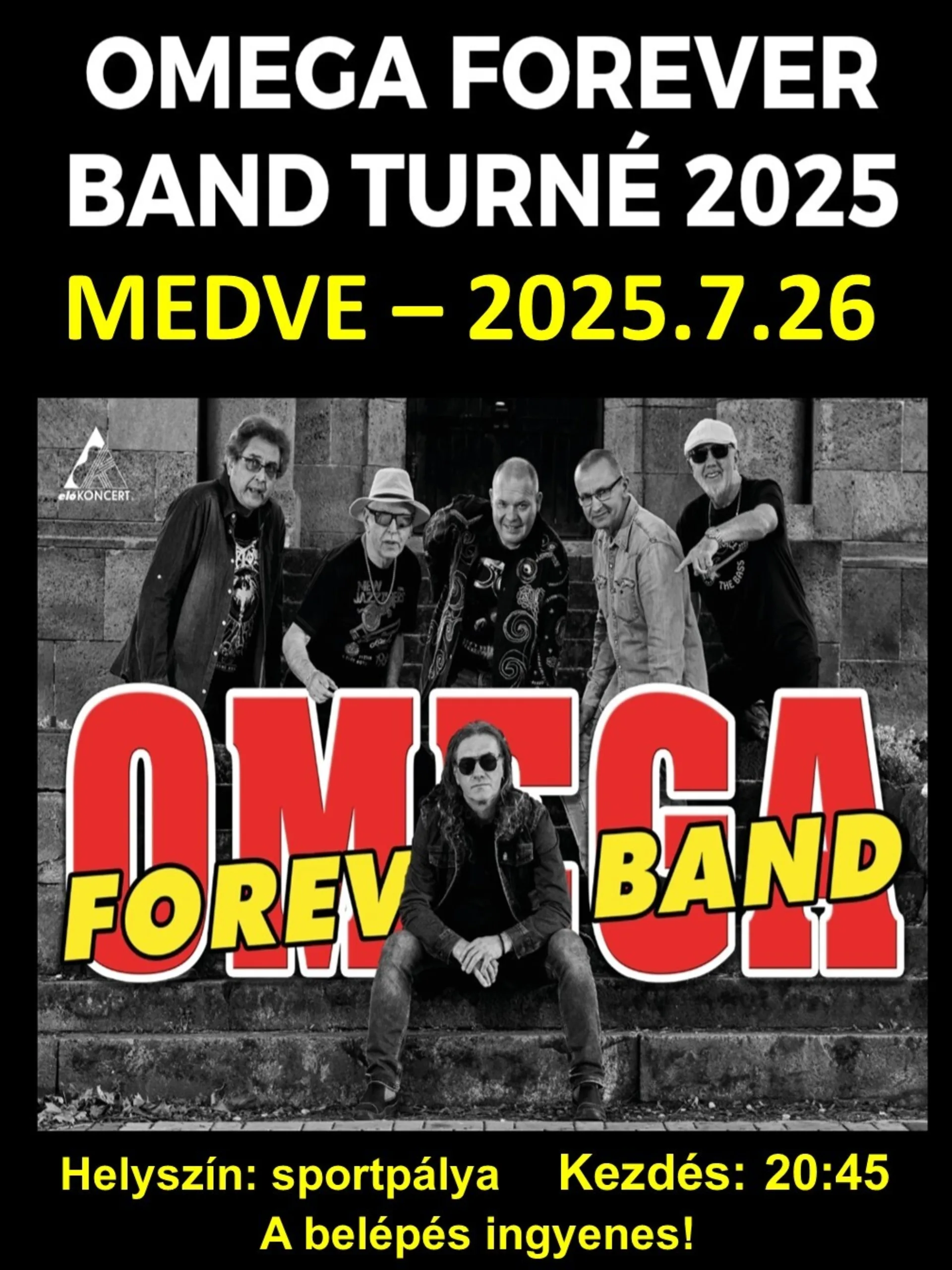 Omega forever band turné 2025
