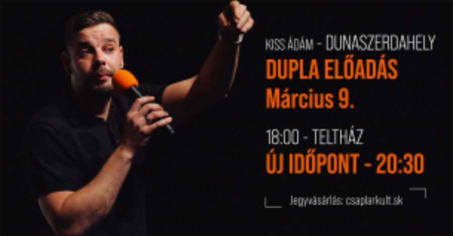Kiss Ádám önálló estje