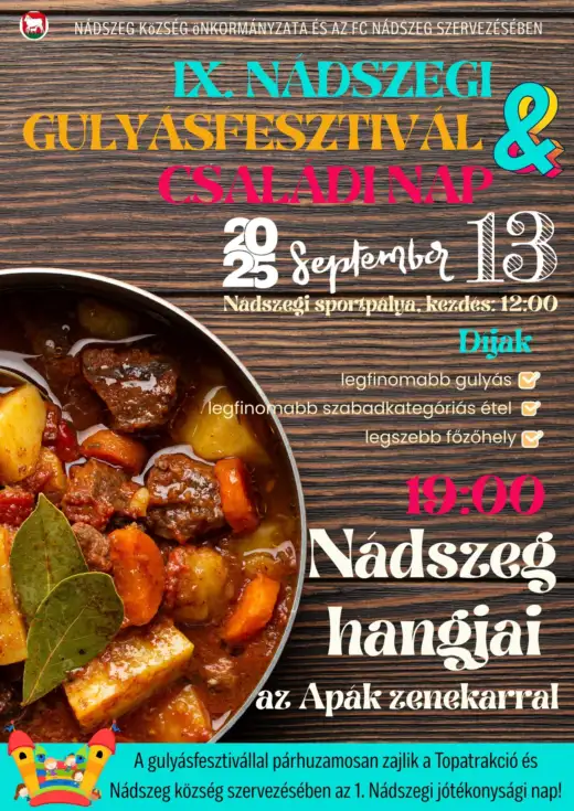 IX. Gulášfest a rodinný deň v obci Trstice