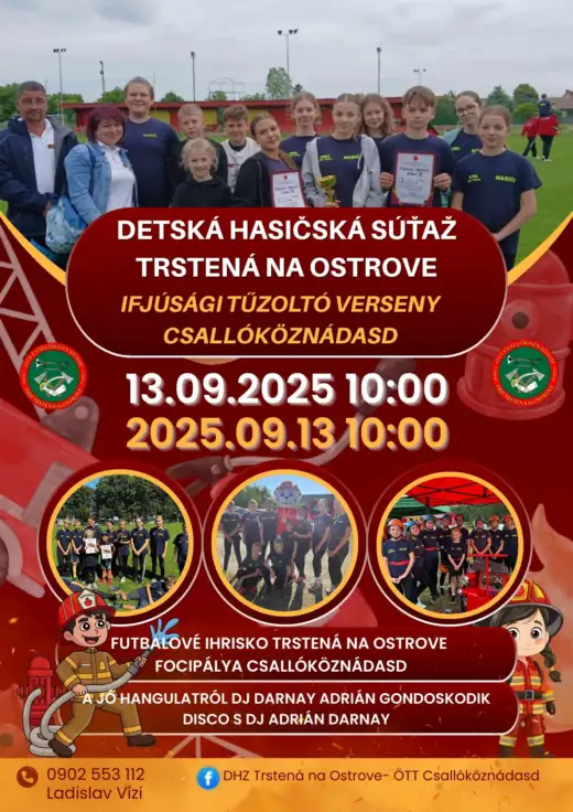 Detská hasičská súťaž-Trstená na Ostrove