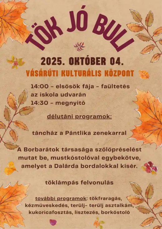 Tök jó buli-Party pre deti