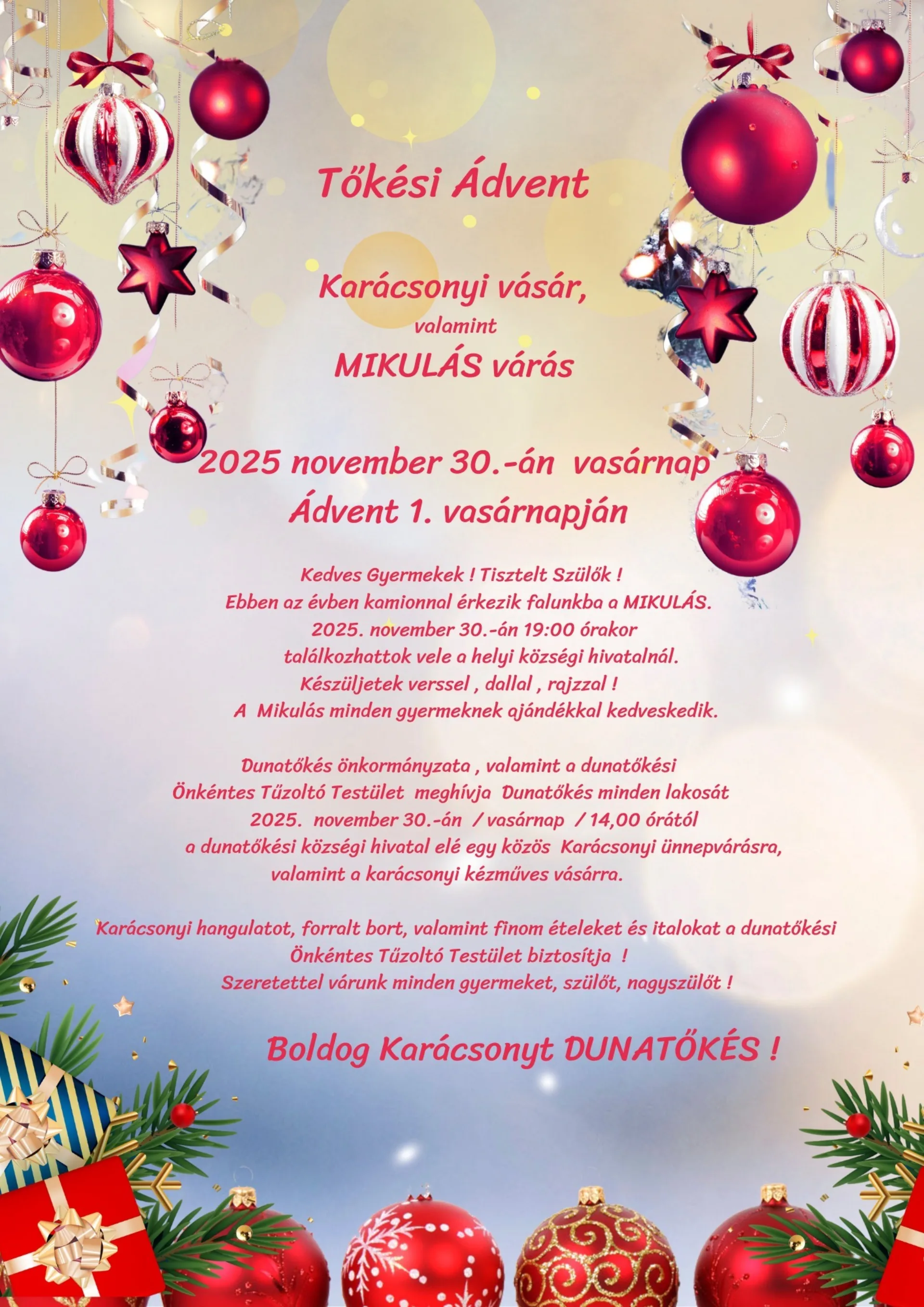 Advent v Dunajskom Klátove