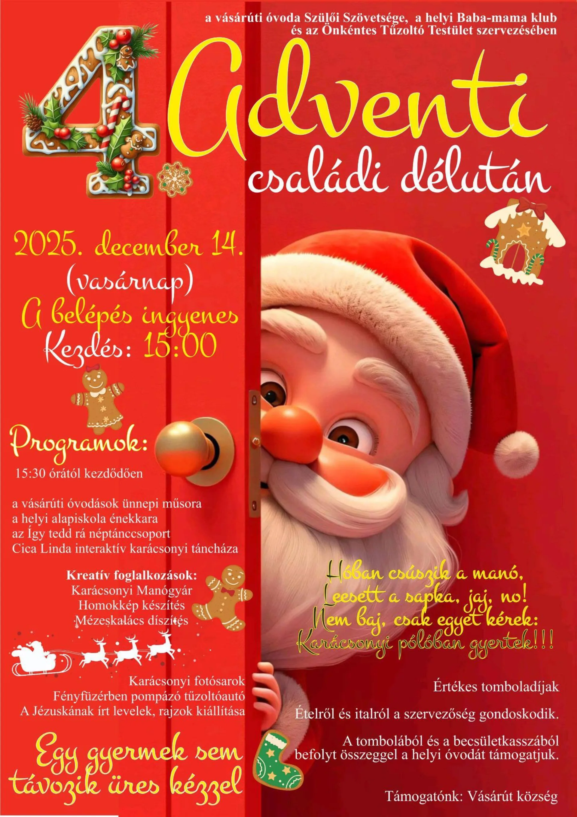 4. Adventné rodinné popoludnie