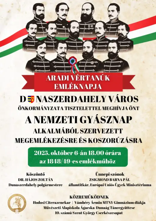 Pamätný deň Aradských mučeníkov-Dunajská Streda