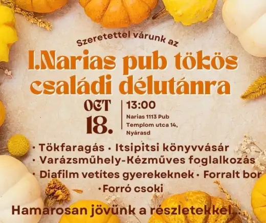 I.Tekvicové rodinné popoludnie-Narias pub