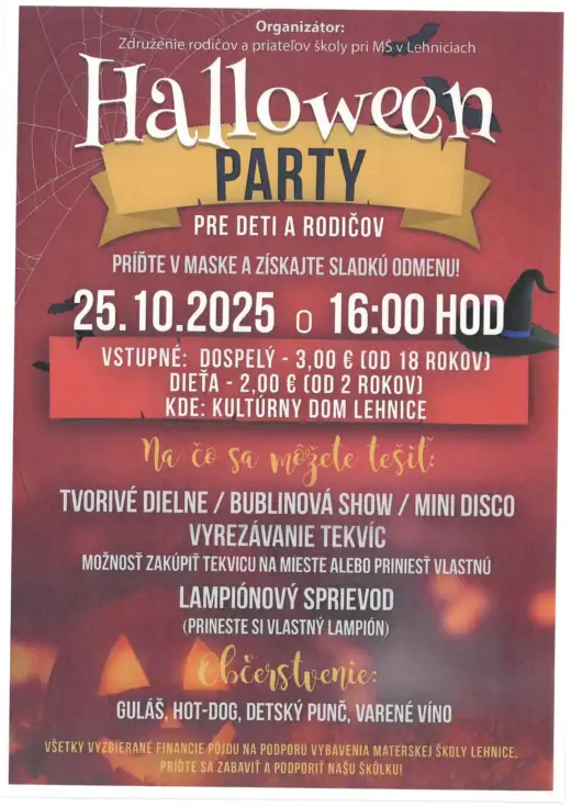 Halloween party-Lehnice