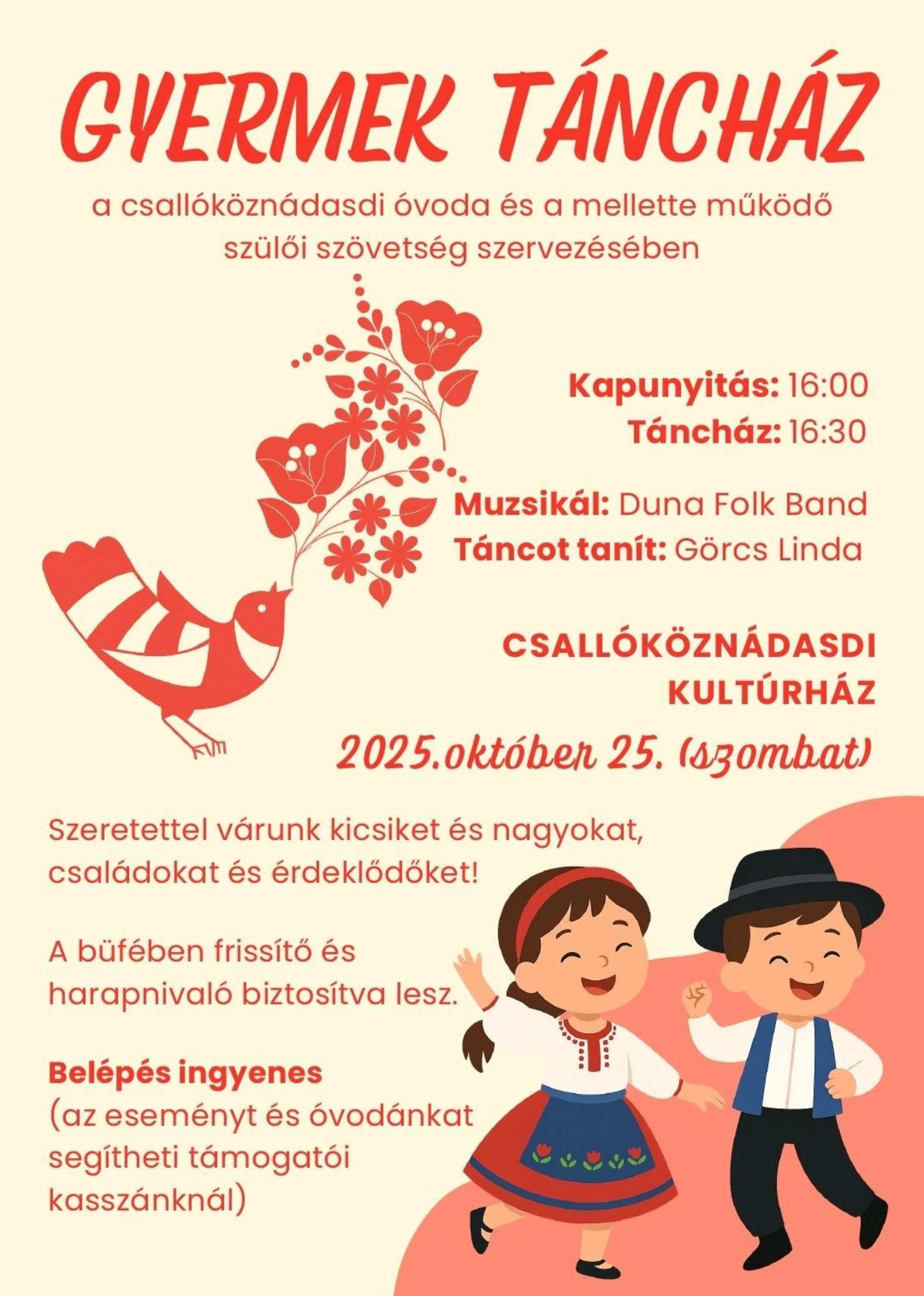 Detské tanečné popoludnie -Trstená na Ostrove