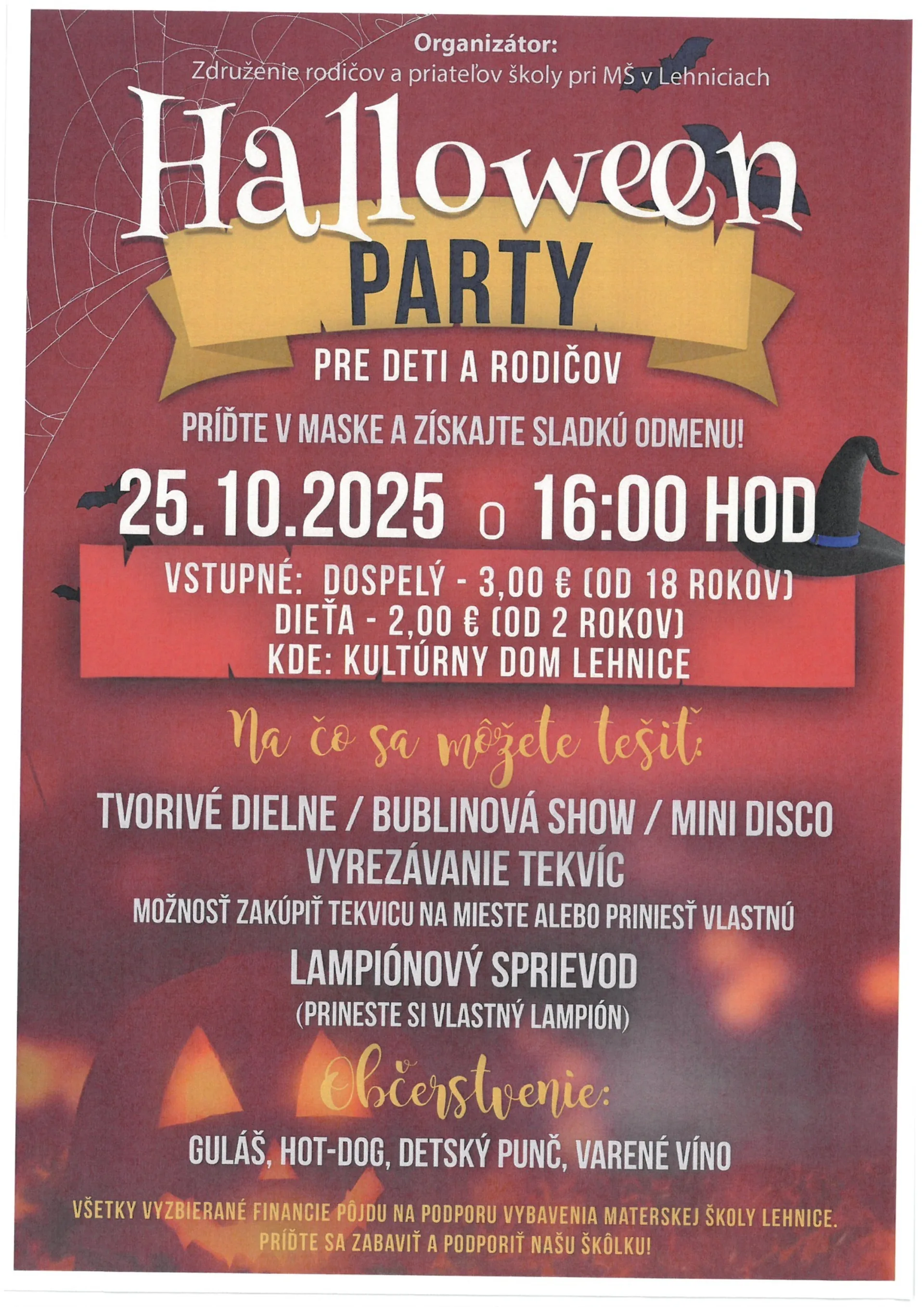 Halloween party-Lehnice