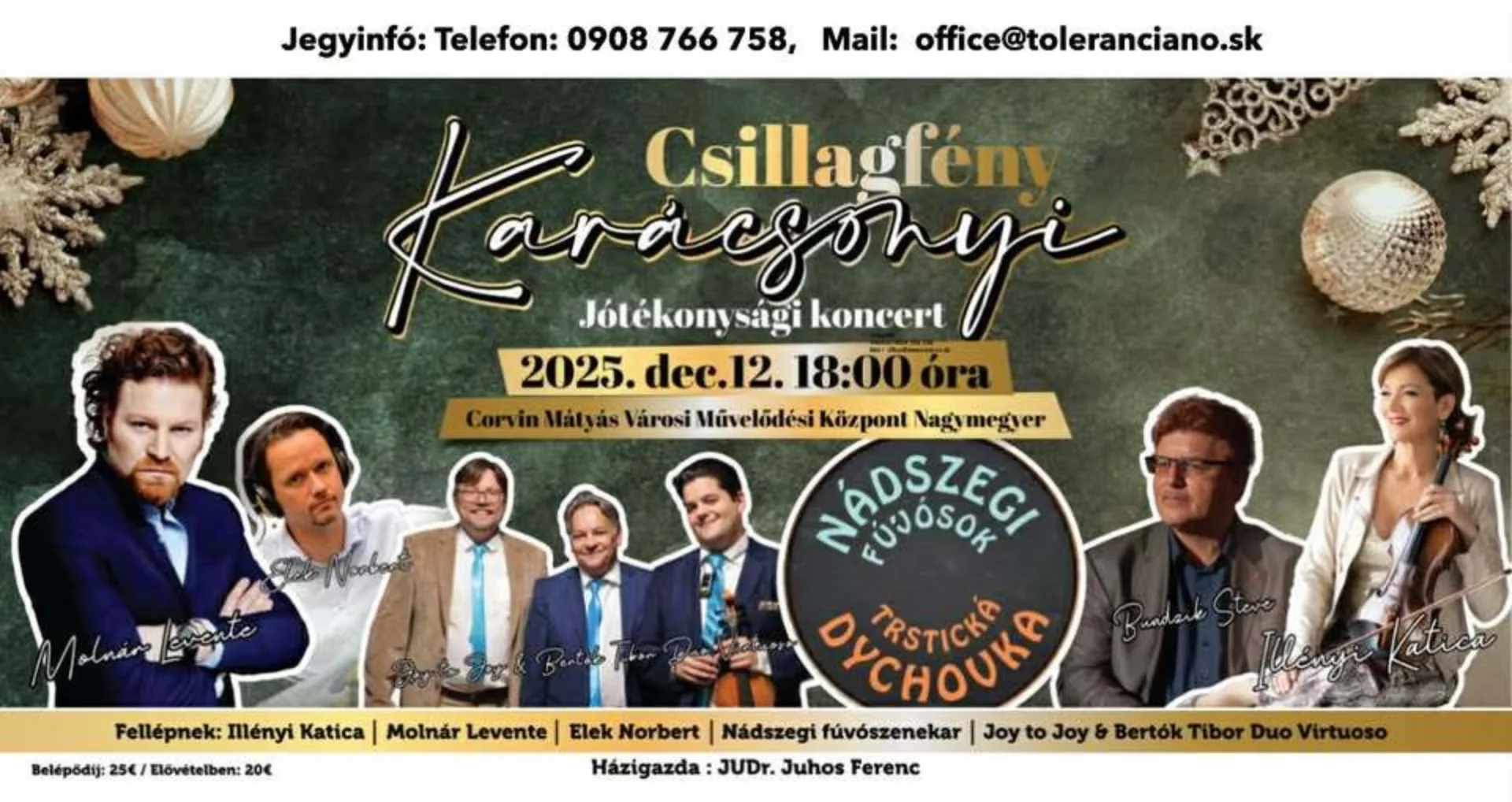 Csillagfény-Vianočný charitatívny koncert