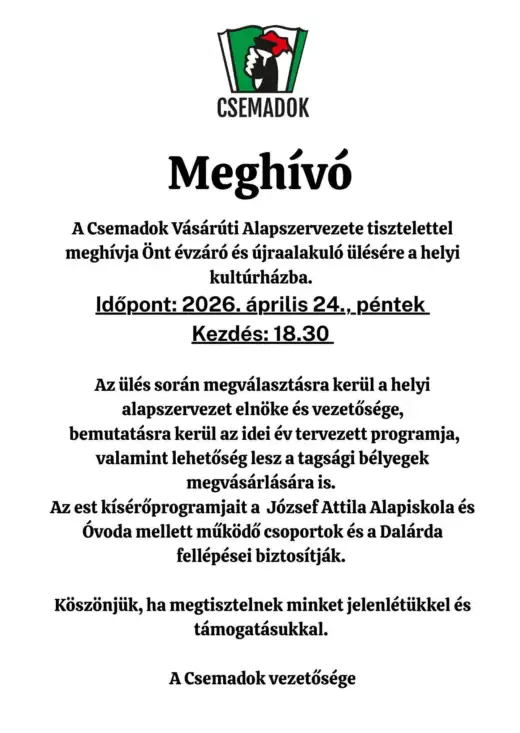 Záverné a ustanovujúce zasadnutie