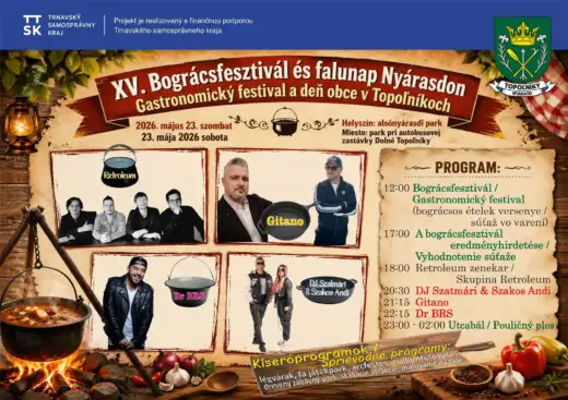 XV. Gastronomický festival a deň obce v Topoľníkoch