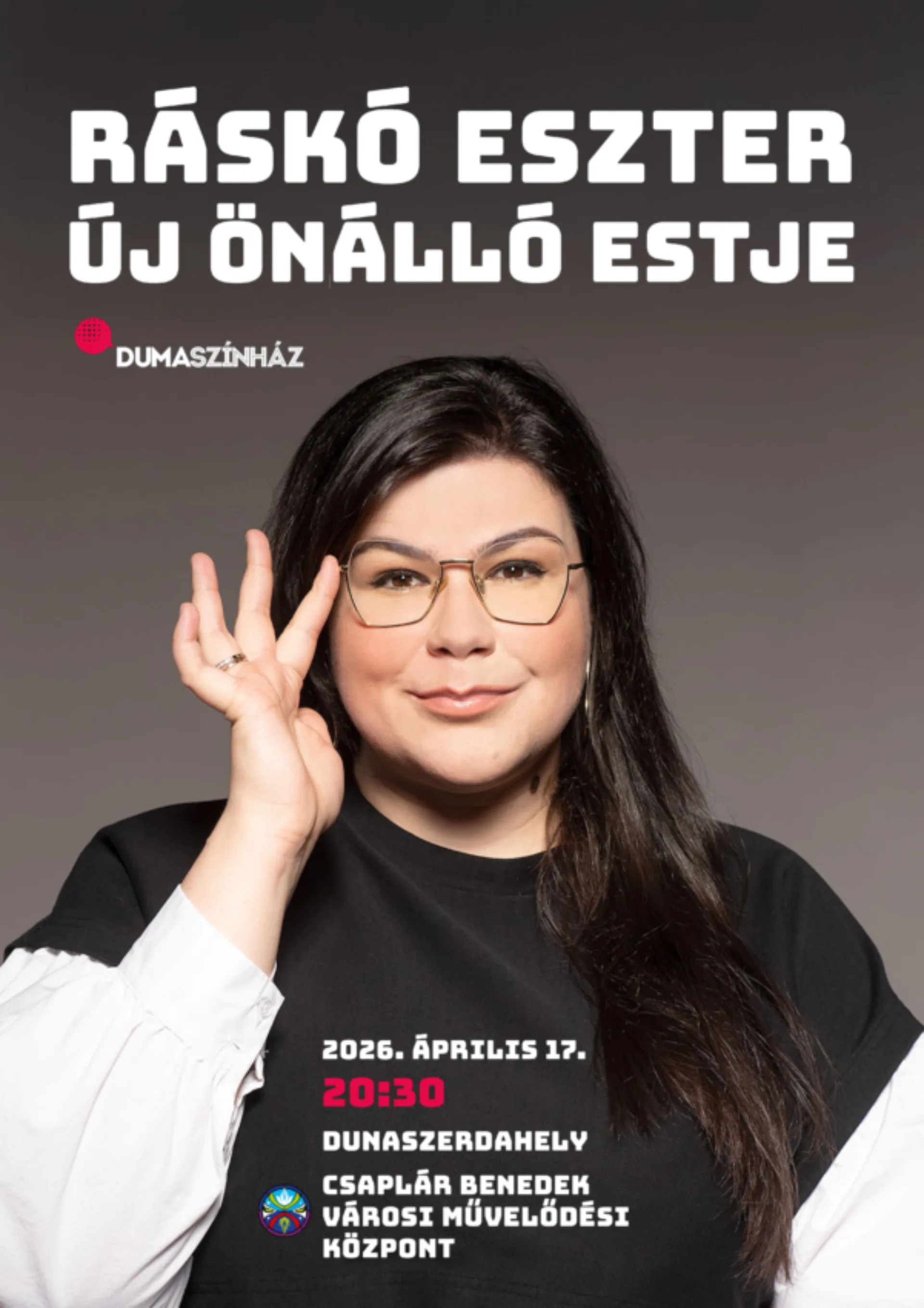 DUMASZÍNHÁZ: Ráskó Eszter (stand up comedy)