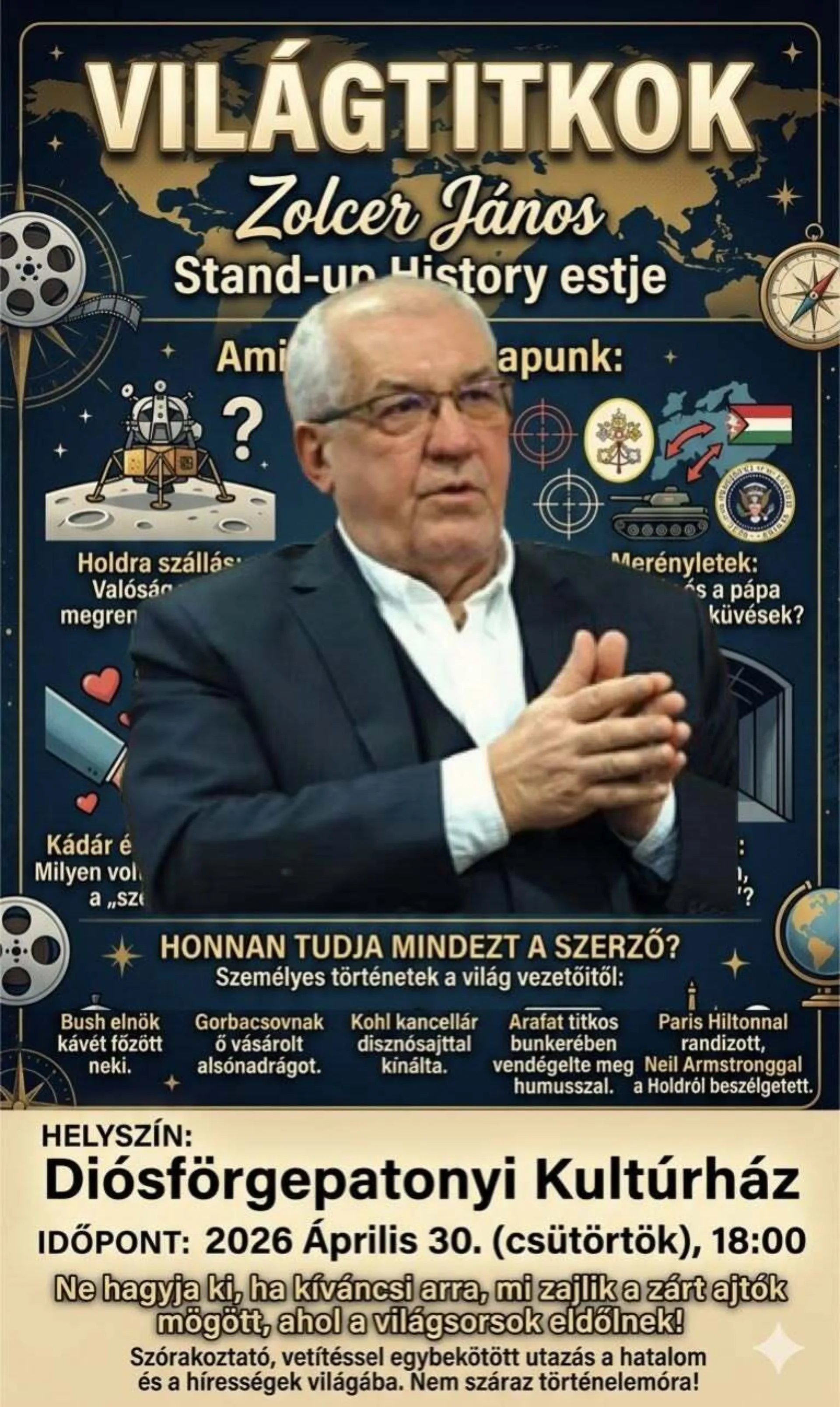 Svetové tajomstvá – večer so Zolcerom