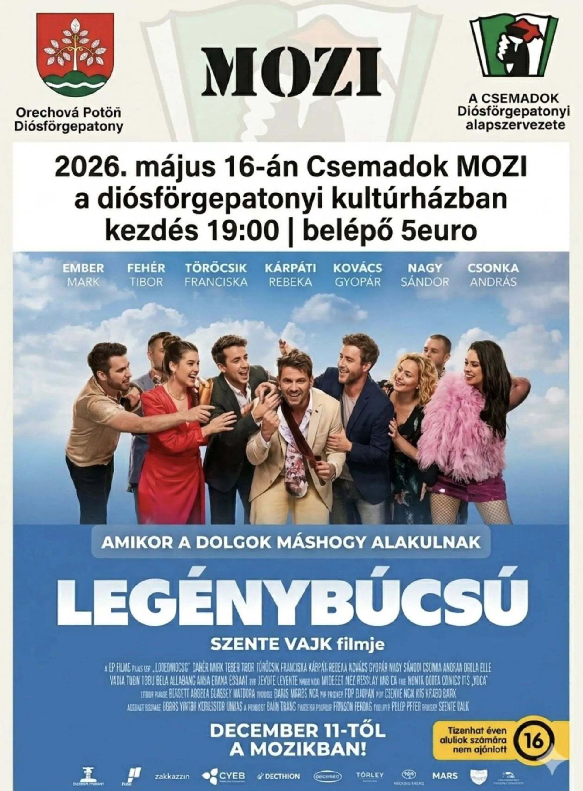 Kino: Legénybúcsú