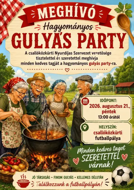 Tradičná gulášová párty
