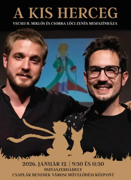 Predstavenie pre školy - vypredané! | Malý princ - Hudobné divadlo Vecsei H. Miklós a Csorba Lóci