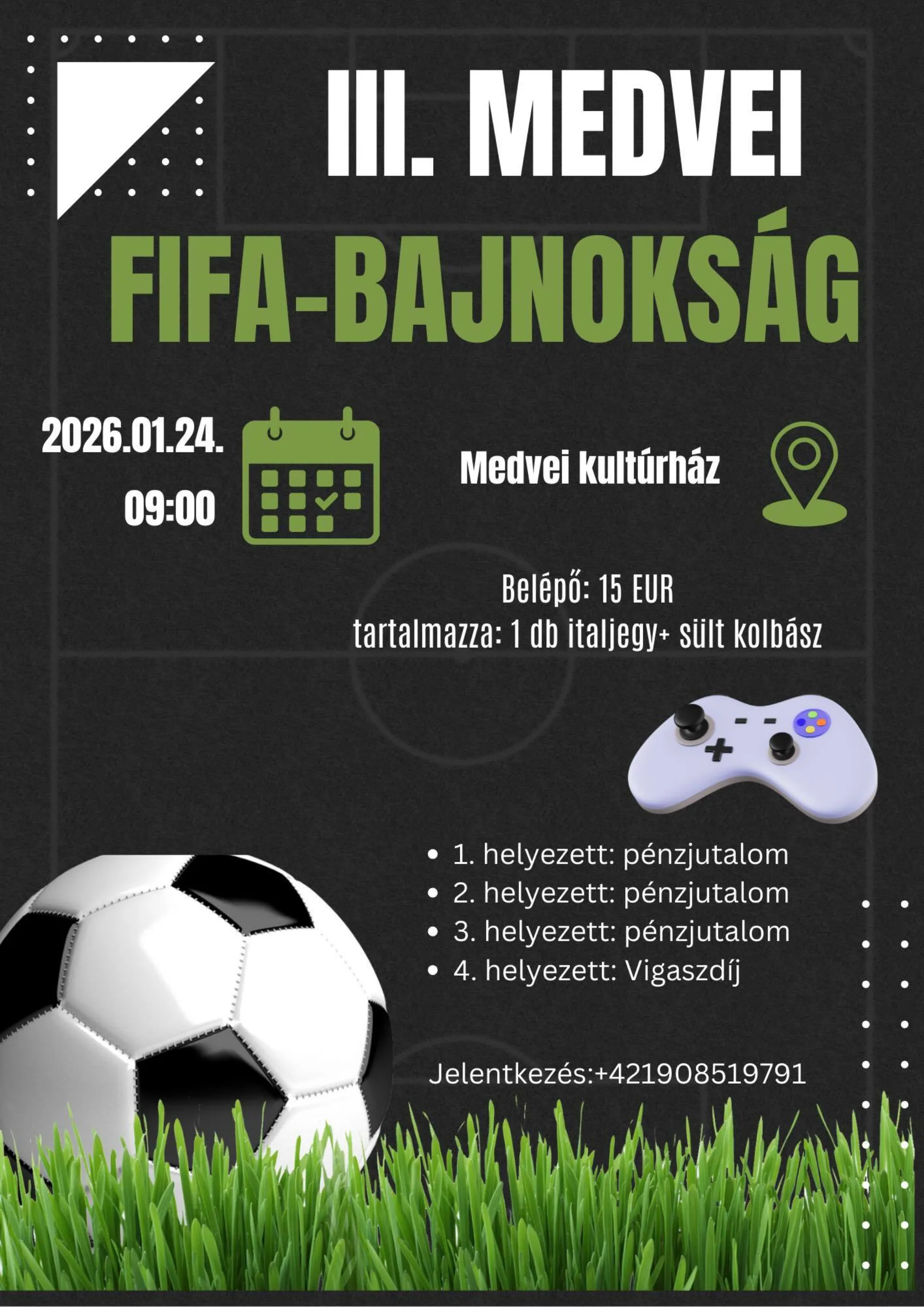 III. Medveďovský FIFA turnaj