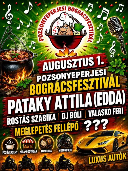 Kotlíkový festival v obci Jahodná