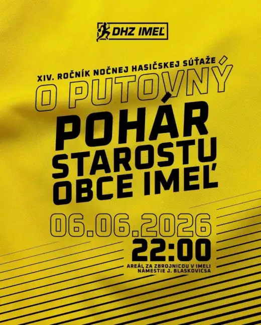 XIV.Ročník nočnej hasičskej súťaže o putovný pohár starostu obce Imeľ