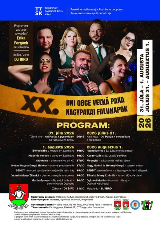 XX. Deň obce -Veľká Paka