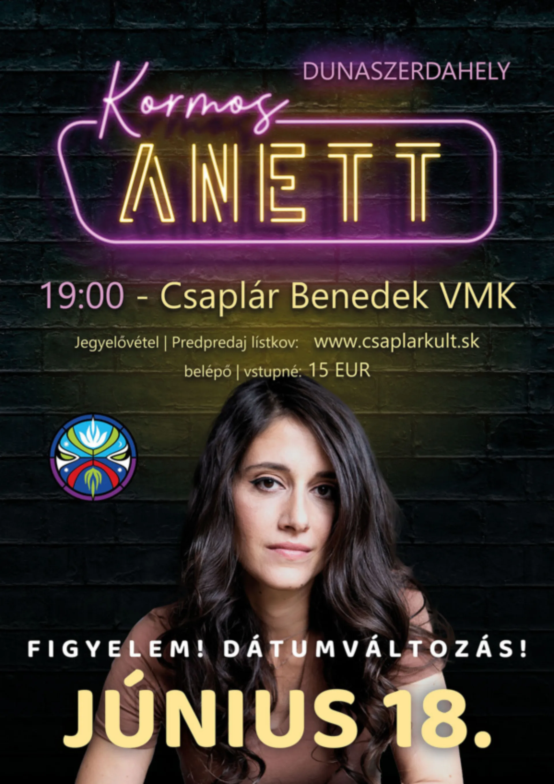 ZMENA DÁTUMU! Kormos Anett – Ženy nemajú zmysel pre humor, stand up comedy 