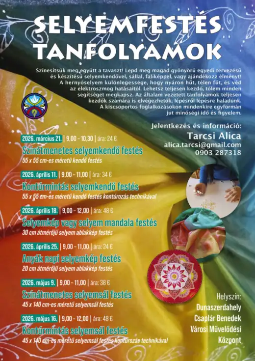 Kurz maľovania na hodváb | Maľovanie na hodvábne šatky s kontúrovými vzormi