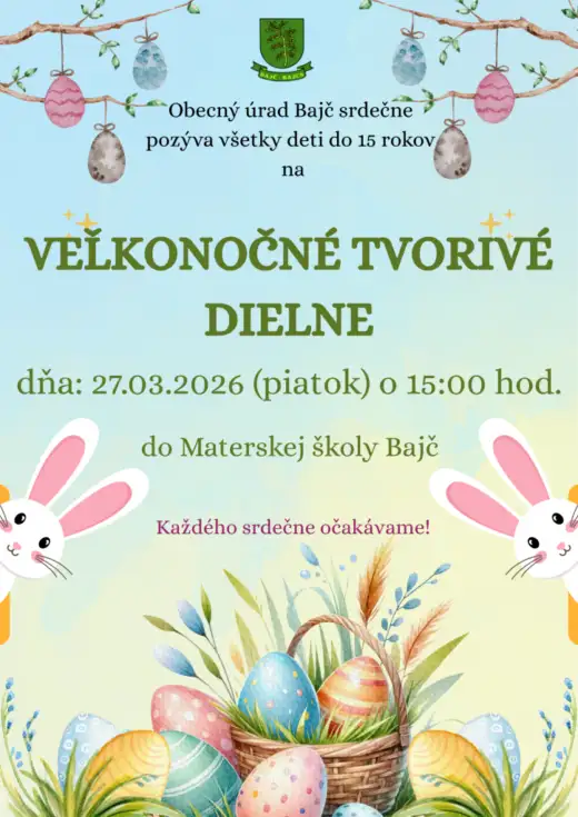 Veľkonočné tvorivé dielne