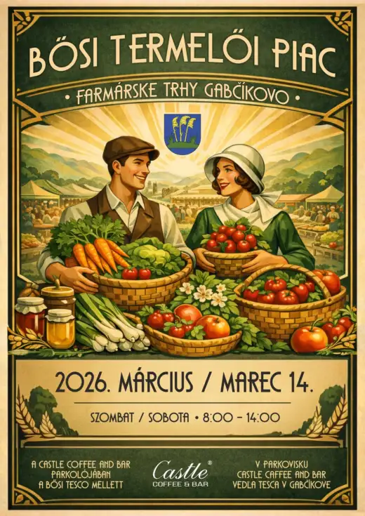 Farmársky trh v Gabčíkove