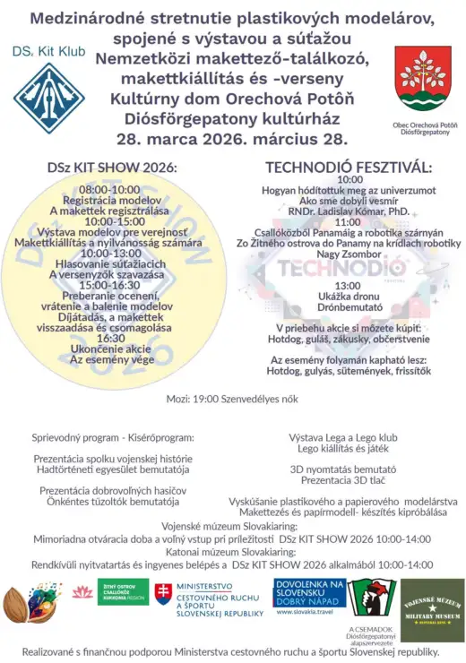 DSz KIT SHOW 2026-Medzinárodné stretnutie plastikových modelárov