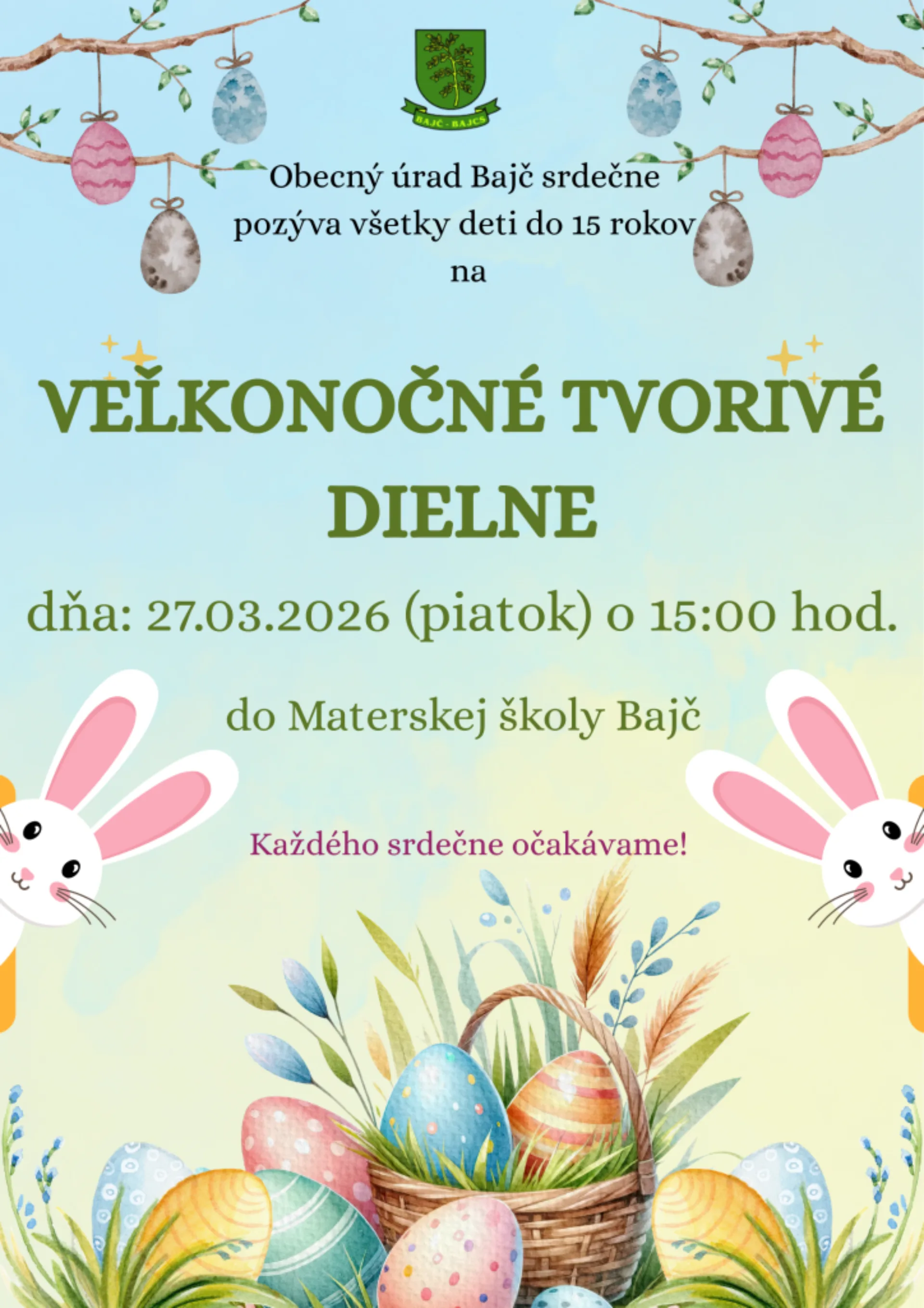 Veľkonočné tvorivé dielne