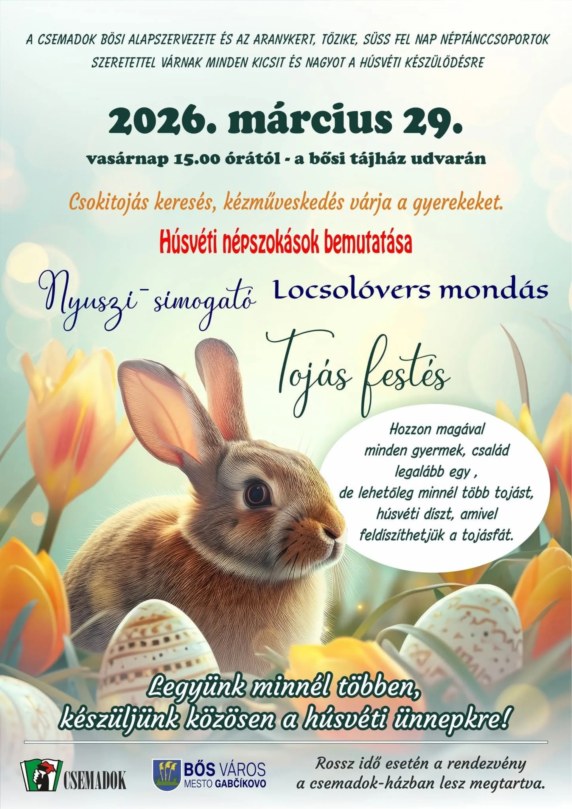 Hľadanie čokoládových vajíčok a kreatívne aktivity