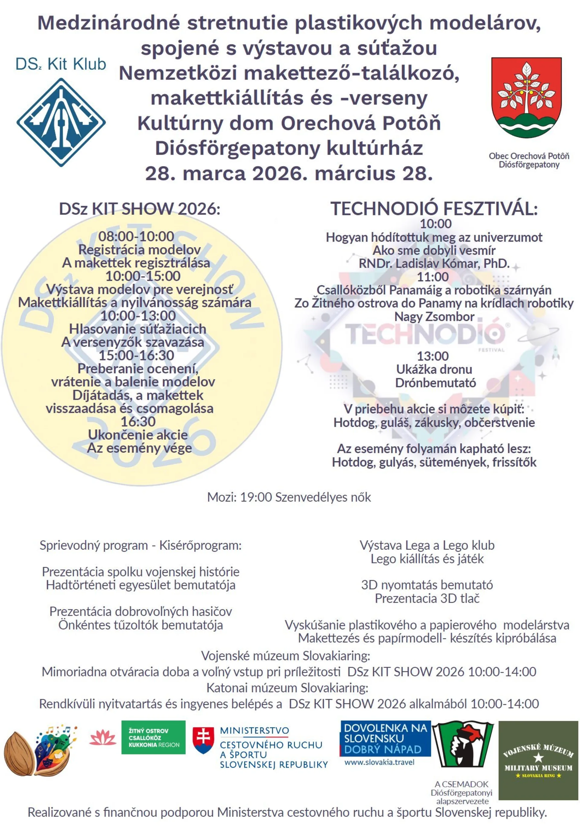 DSz KIT SHOW 2026-Medzinárodné stretnutie plastikových modelárov